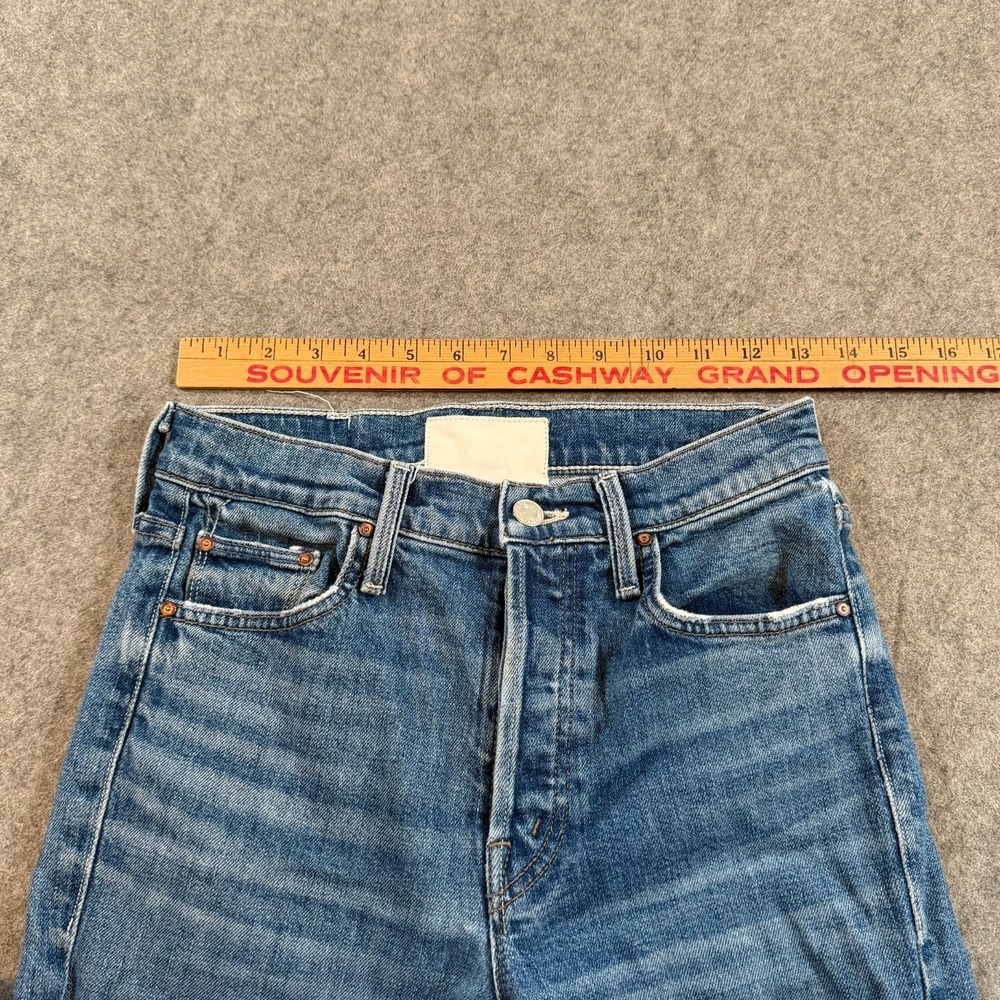 MOTHER Boot Cut Jeans in Medium Blue Wash - Picture 5 of 10